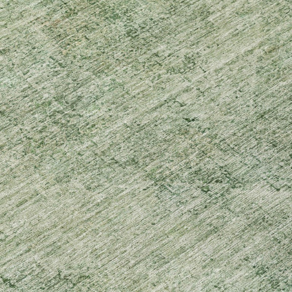 10 X 14 Oriental Polyester Area Rug Washable Stain Resistant Indoor Outdoor Green