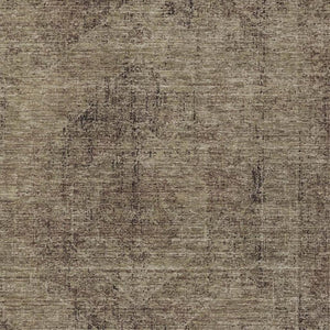 5x8 Oriental Polyester Area Rug Washable Stain Resistant Indoor Outdoor Taupe Brown