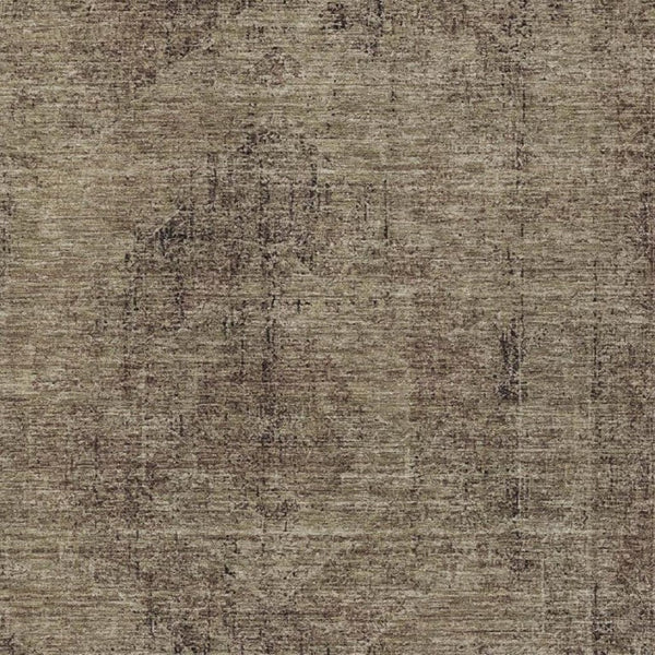 5x8 Oriental Polyester Area Rug Washable Stain Resistant Indoor Outdoor Taupe Brown