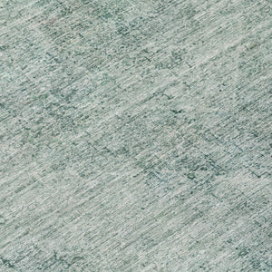 9x12 Blue Ivory Oriental Polyester Area Rug Washable for Patio Porch or Living Room