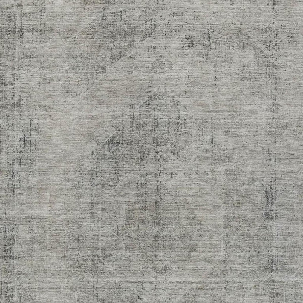 10 X 14 Oriental Polyester Area Rug Washable Indoor Outdoor Silver Gray Patio