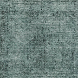 5 X 8 Teal Gray Oriental Polyester Area Rug Washable Stain Resistant Indoor Outdoor