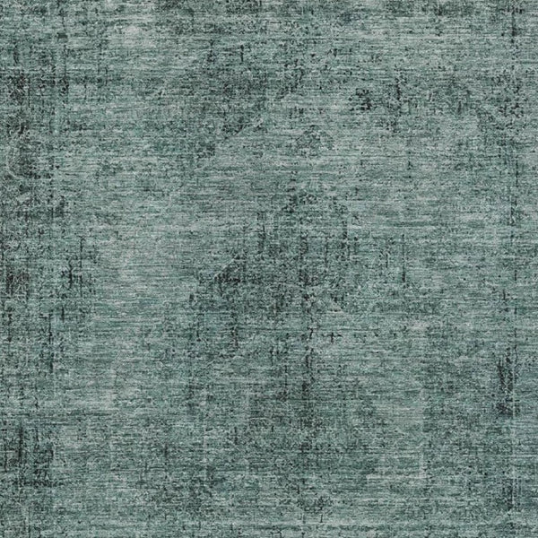 5 X 8 Teal Gray Oriental Polyester Area Rug Washable Stain Resistant Indoor Outdoor