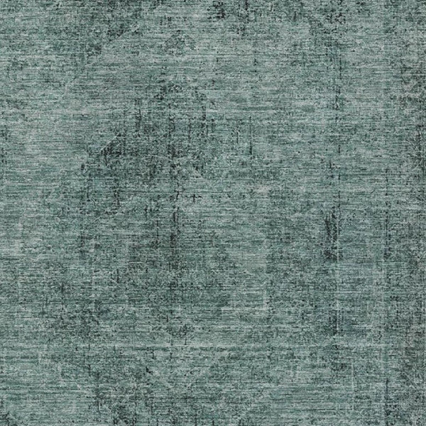 9x12 Teal Gray Oriental Polyester Area Rug Washable Stain Resistant Indoor Outdoor