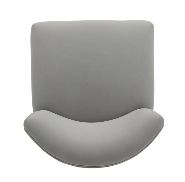 English Elm Christopher Knight Home® - 27inch-counterstool, modern rubberwood frame with light fabric upholstery, gold circular footrest accent Grey N780P224409G