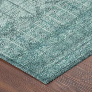 8 Ft X 10 Ft Tribal Polyester Area Rug Stain Resistant for Patio or Living Room