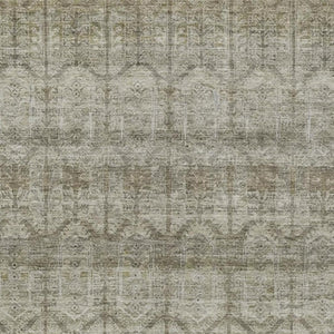 10 Ft X 14 Ft Tribal Beige Brown Polyester Area Rug Stain Resistant Indoor Outdoor