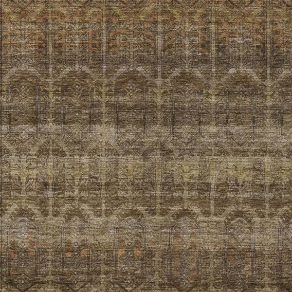 8 Ft X 10 Ft Tribal Polyester Area Rug Stain Resistant Washable for Patio or Living Room