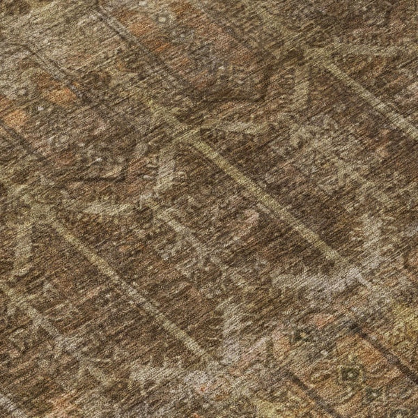 8 Ft X 10 Ft Tribal Polyester Area Rug Stain Resistant Washable for Patio or Living Room
