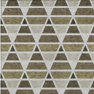 9 X 12 Geometric Polyester Area Rug Stain Resistant Washable Indoor Outdoor Patio