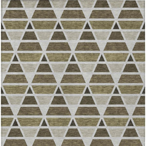 9 X 12 Geometric Polyester Area Rug Stain Resistant Washable Indoor Outdoor Patio
