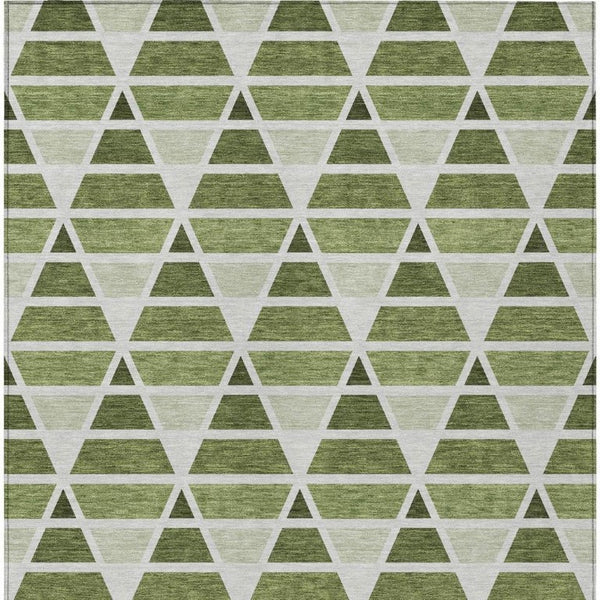8x10 Geometric Indoor Outdoor Rug Washable Polyester for Patio Porch or Living Room