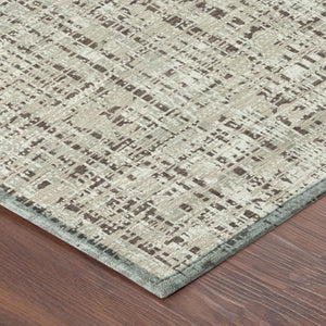 8 Ft X 10 Ft Abstract Polyester Area Rug Washable Indoor Outdoor Beige Brown