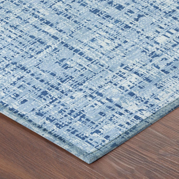 10 Ft X 14 Ft Abstract Washable Polyester Area Rug for Indoor Outdoor Spaces