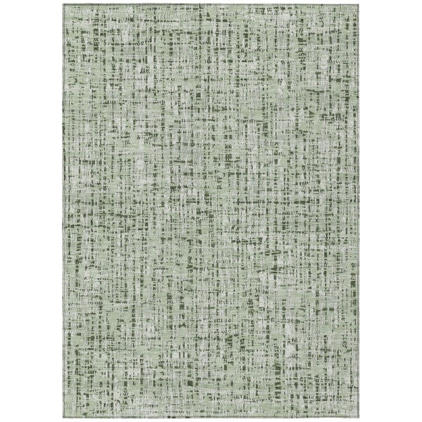 HomeRoots 5 X 8 Abstract Polyester Area Rug Washable Indoor Outdoor for Patio or Living Room 739536