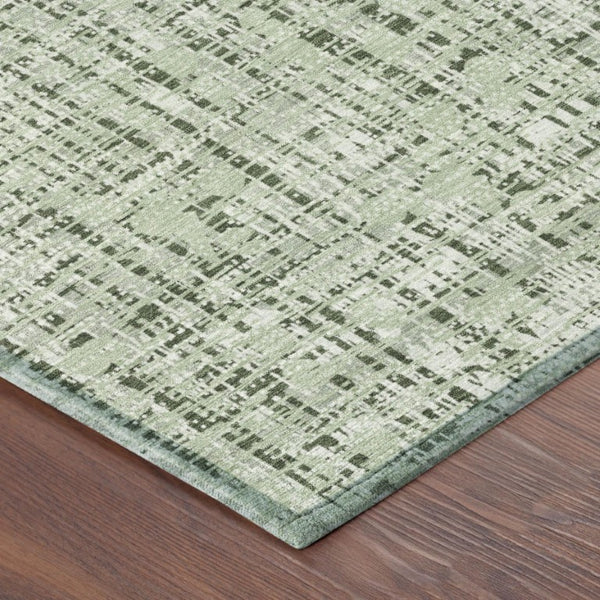 5 X 8 Abstract Polyester Area Rug Washable Indoor Outdoor for Patio or Living Room