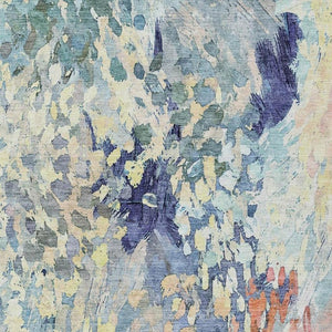 8 Ft X 10 Ft Abstract Polyester Area Rug Washable Stain Resistant for Patio