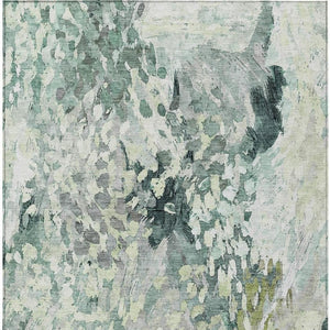 5 Ft X 8 Ft Abstract Polyester Area Rug Washable Stain Resistant Indoor Outdoor Use