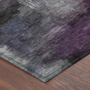 5x8 Abstract Washable Polyester Area Rug for Patio Porch Poolside and Living Spaces