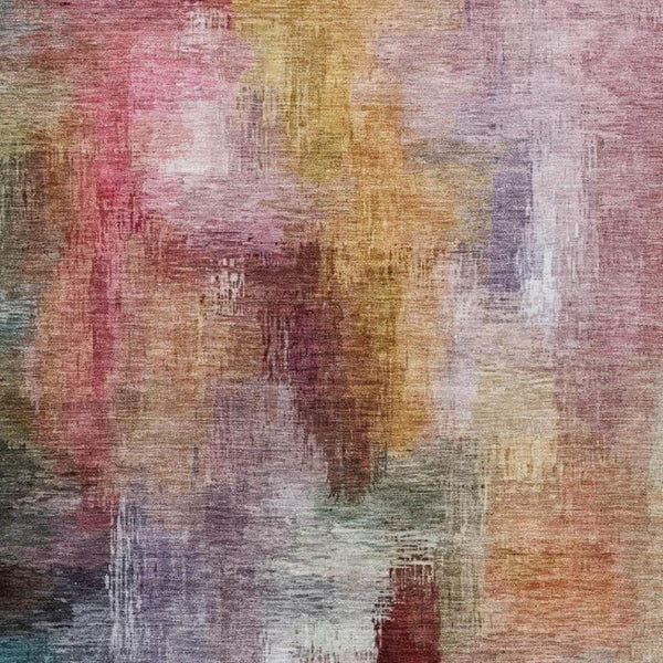 10 X 14 Abstract Polyester Area Rug Washable Stain Resistant Indoor Outdoor Decor