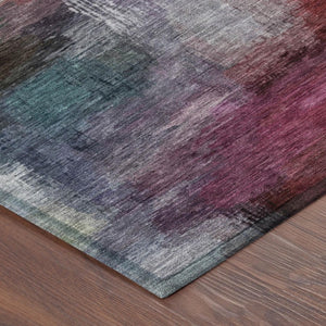 10 X 14 Abstract Polyester Area Rug Washable Stain Resistant Indoor Outdoor Decor