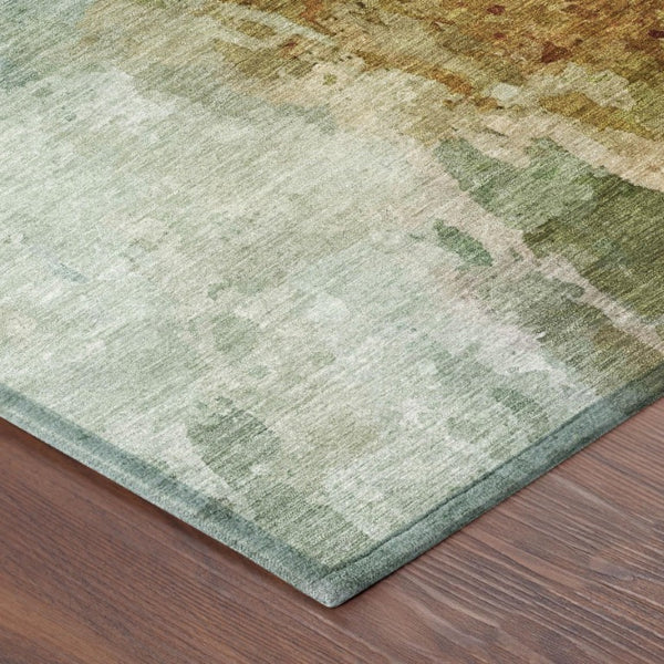 9 X 12 Abstract Polyester Area Rug Washable Indoor Outdoor Stain Resistant