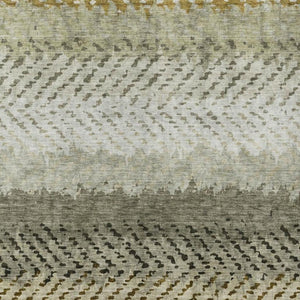 8x10 Striped Polyester Area Rug Washable Stain Resistant Indoor Outdoor Patio