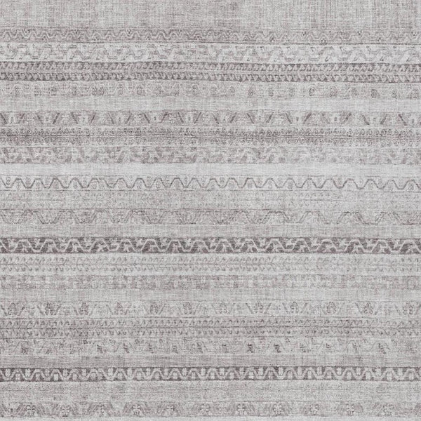 10 X 14 Striped Polyester Indoor Outdoor Rug Stain Resistant for Patio or Living Room