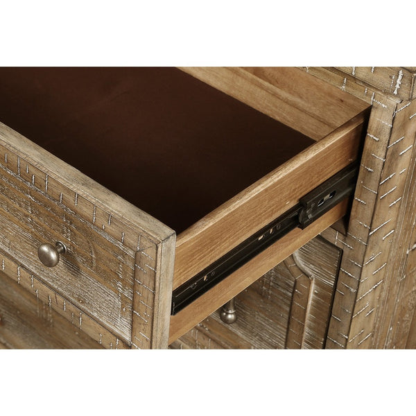 English Elm 6-drawer Reclaimed Pine Dresser Handcrafted with Cedar and Felt Lined Bedroom Storage B361P479669