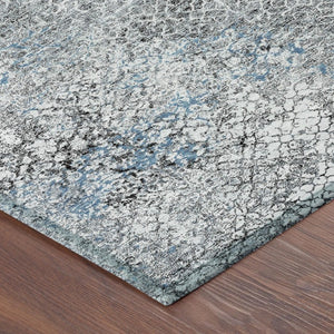 8 Ft X 10 Ft Abstract Polyester Indoor Outdoor Rug Washable Stain Resistant Patio