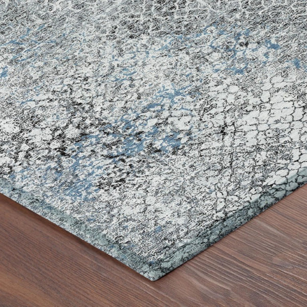 8 Ft X 10 Ft Abstract Polyester Indoor Outdoor Rug Washable Stain Resistant Patio