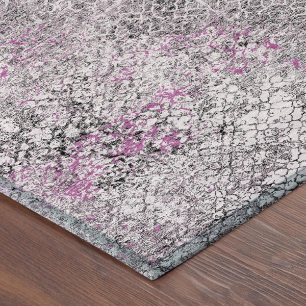 9 Ft Abstract Polyester Area Rug Stain Resistant for Patio Porch or Living Room