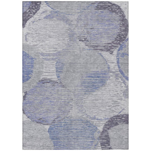 HomeRoots 10 X 14 Plum Purple Geometric Polyester Area Rug Washable Stain Resistant Indoor Outdoor 739876
