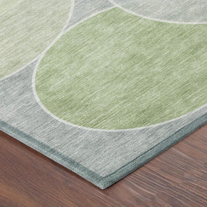 8 X 10 Geometric Polyester Area Rug Stain Resistant for Patio or Living Room