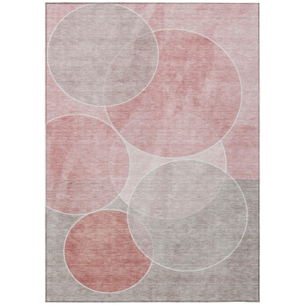 HomeRoots 10 Ft Geometric Polyester Area Rug Washable Stain Resistant Indoor Outdoor Decor 739948