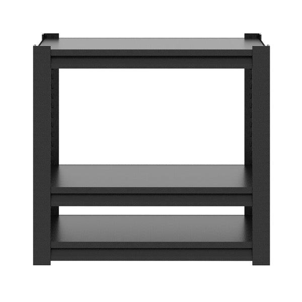English Elm 20-30 Gallon Fish Tank Stand with Adjustable 3-Tier Metal Shelves, Heavy-Duty Stylish Rack for Home Office Black T2398P211225