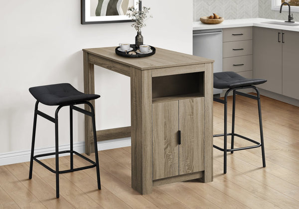 English Elm Barstool, Set Of 2 Counter Height Barstools With Black Leather Look & Metal Legs For Modern Spaces B2710P287022