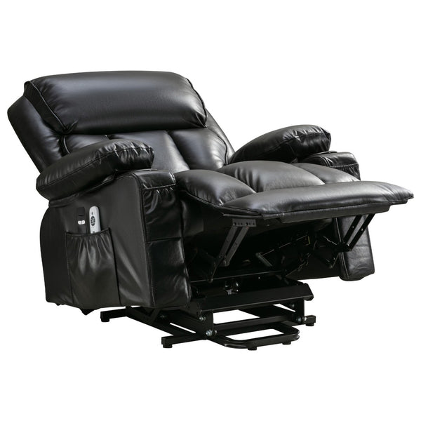 English Elm Power Electric Massage Lift Lounge Chair For Seniors – Heating, Vibration, Usb Charging & Storage! W1521P302637-GIGA