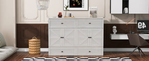 English Elm Queen Murphy Wall Bed with Usb Ports Storage Drawers and Cabinet Style Panel Front White N708S00006AAK