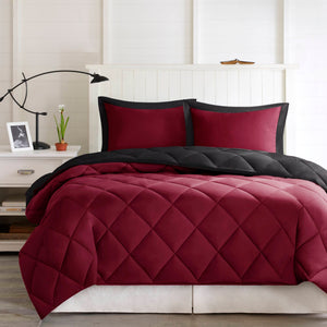 English Elm 3-Piece Queen Coverlet Set Matelassé Elegance with Two Shams — Soft Polyester-Rayon Texture, Durable Comfort Red+Black 16.93 L x 12.2 W x 5.12 H B035P381306