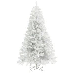English Elm Homcom 7.5Ft White Artificial Christmas Tree With 1346 Branch Tips, Auto-Open Design & Steel Base W2225P249635