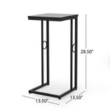 Christopher Knight Home® - Noble House - End Table( Mdf+Metal-Black-66795.00)