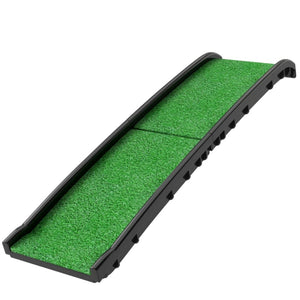 English Elm Pet Foldable Dog Car Ramp with Traction Surface and Guardrails for Suvs and High Beds T3971P455754