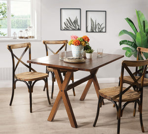 OSP Home Furnishings McKayla Flip Top Table Brown