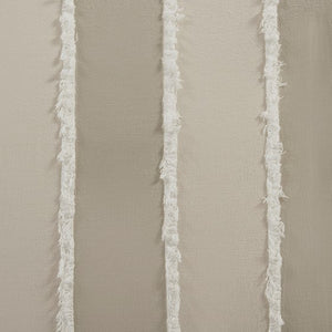 English Elm Full/Queen Boho Striped Cotton Duvet Cover Set with Clip Jacquard Trim, OEKO-TEX, Machine Washable B035P217803