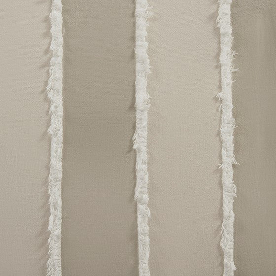 English Elm King/Cal King Boho Striped Cotton Duvet Cover Set with Clip Jacquard Trim, OEKO-TEX, Machine Washable B035P217805