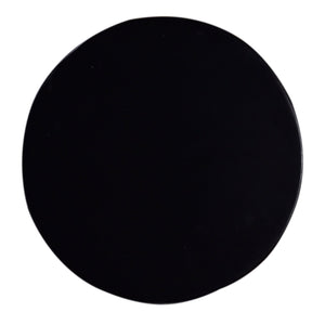 English Elm Modern Pedestal Side Table with White Marble Top and Fluted Mango Wood Base — Chic Compact Accent Piece Black 22 L x 19 W x 19 H B2741P286133