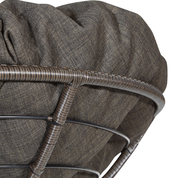 OSP Home Furnishings Papasan Chair Brown