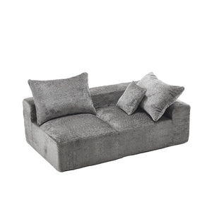 English Elm United Two-Person Sofa - Soft Chenille Upholstery, Versatile Comfort For Lounging & Work Spaces W1568P222615-GIGA