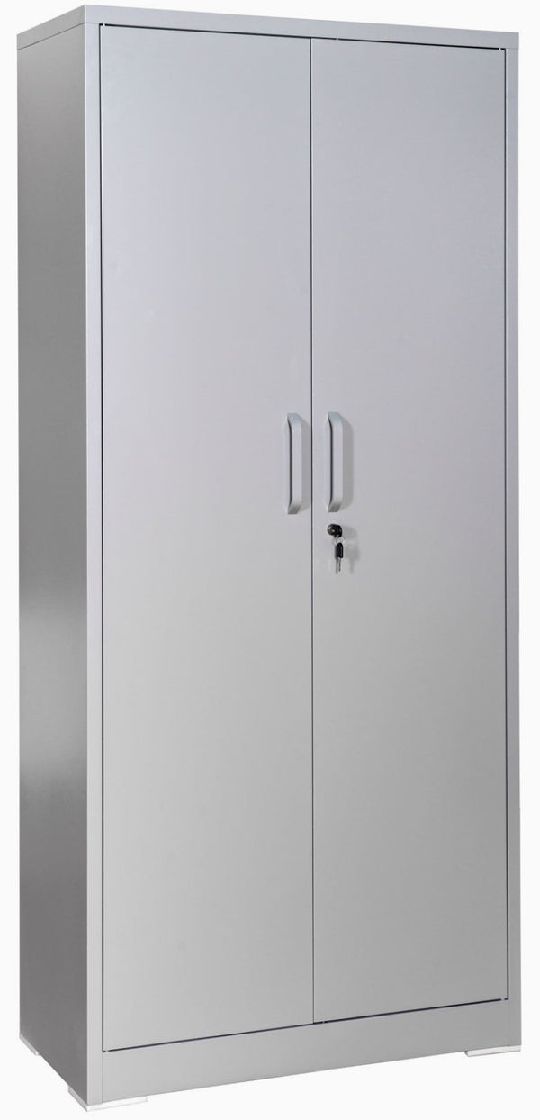 English Elm Container Furniture Direct Ironclad Steel Locking Cabinet with Adjustable Shelves for Garage Gray B2735P461945